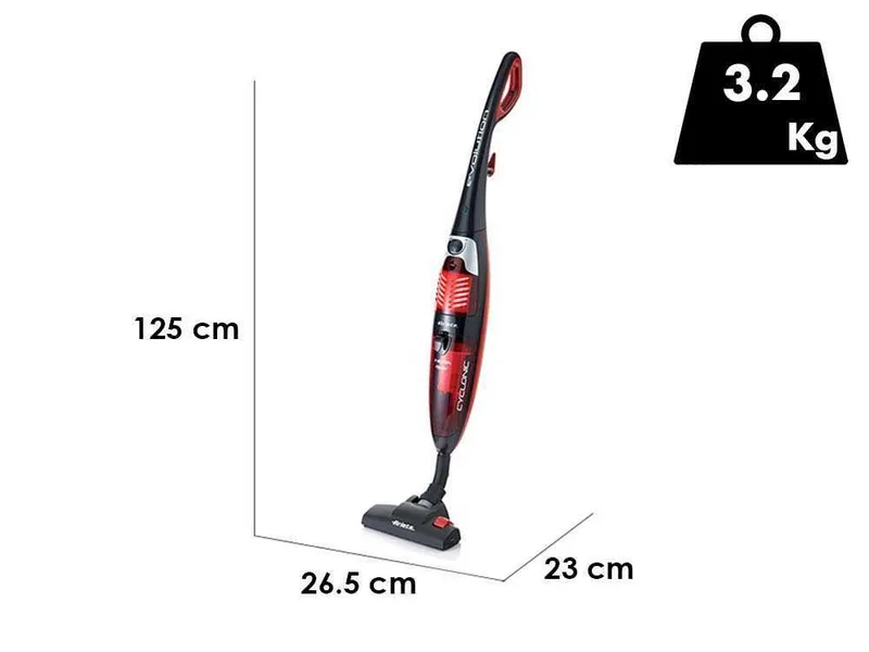Ariete Evolution 2772 - Balai électrique cyclonique - 600W