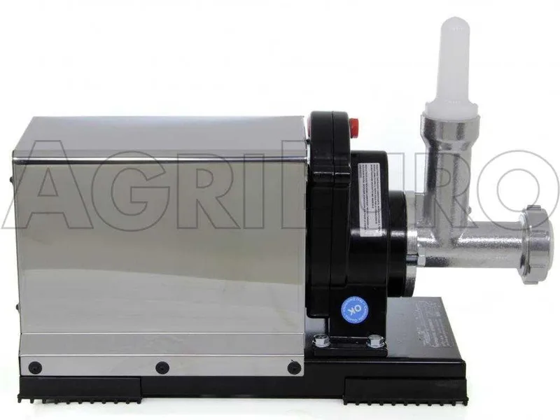 Reber 9050N INOX - Extrudeuse - Machine à pâtes avec moteur électrique à induction professionnel 500W