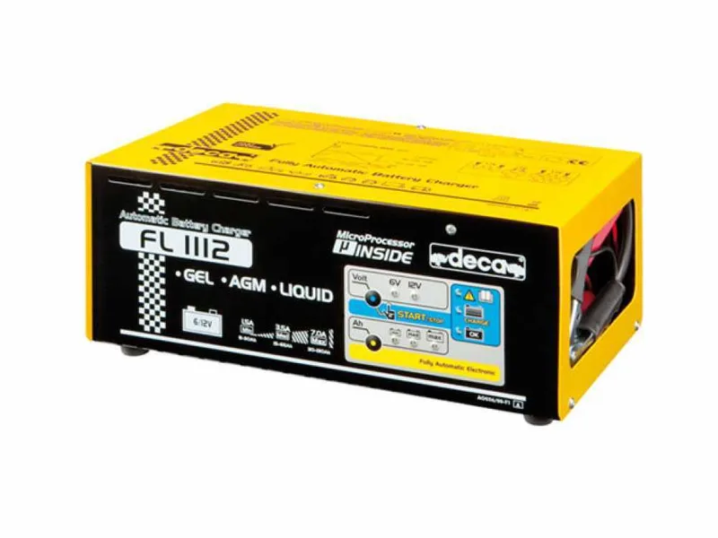 Deca FL 1112 - Chargeur de voiture et moto - électronique - monophasé - pour batteries 6-12V