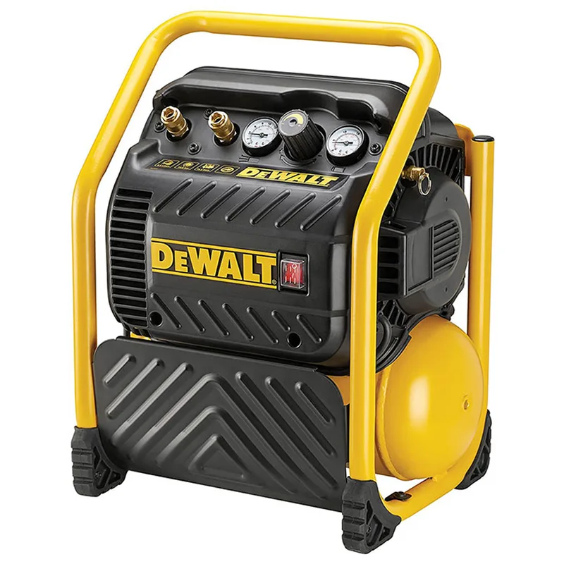 DEWALT DPC10QTC-QS - Compresseur d'air électrique compact portatif monophasé, oil-less - Motore 1.5 CV - 9.4 L