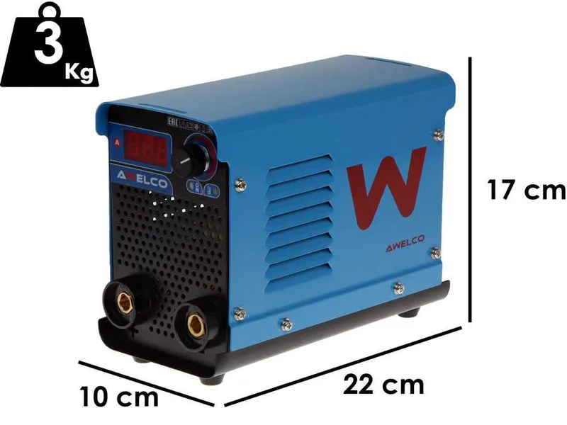 Poste à souder inverter à électrode MMA Awelco AX200 - avec Kit MMA - Cycle 200A