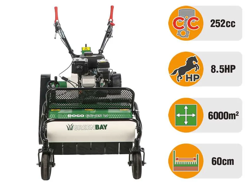 GreenBay DOGO 60-85 W - Tondeuse débroussailleuse professionnelle à couteaux - Loncin LC175F-2