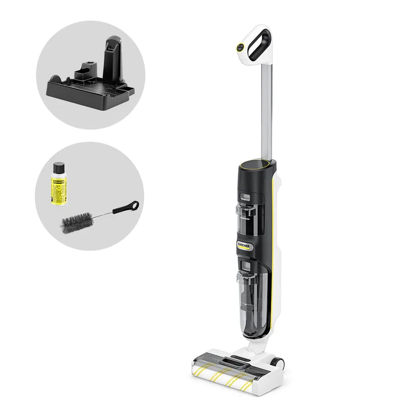 Karcher FCV 4 - Autolaveuse à batterie - 3 en 1 : lave, sèche et aspire