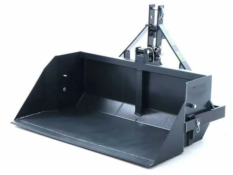 Godet arrière pour tracteur Blackstone B-PAL 180 - avec lame de 180 cm - charge 700Kg