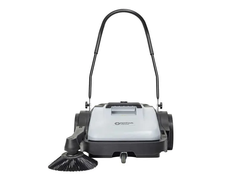 Nilfisk SW 200 - Balayeuse à poussée manuelle - avec bac de ramassage