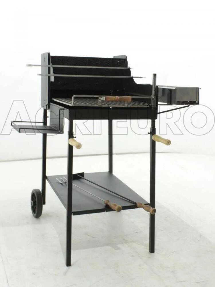Cruccolini Ghiottone - Barbecue à bois et charbon en fer artisanal