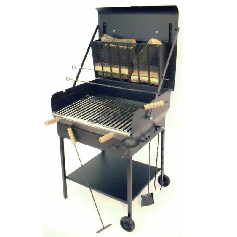 Cruccolini Gran Ristoro - Barbecue à bois et charbon en fer artisanal