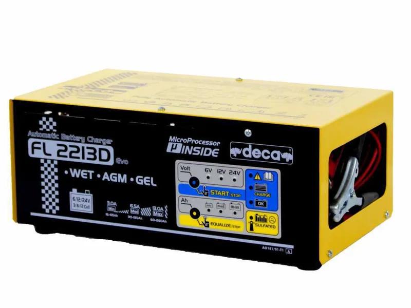 Deca FL 2213D - Chargeur de voiture - mainteneur de charge électronique - monophasé - batteries 6-12-24V