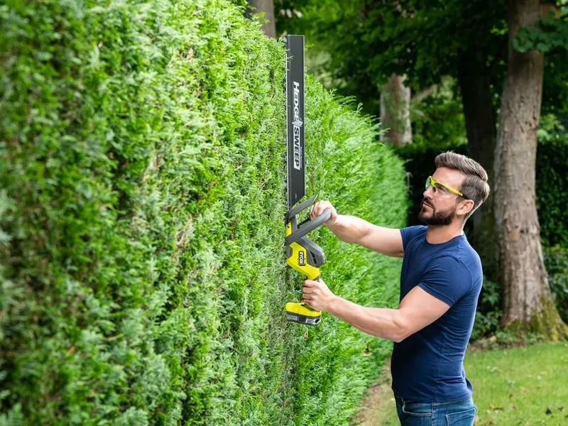 RYOBI RY18HT55A-0 - Taille-haie à batterie - 18V - Lame de 55cm