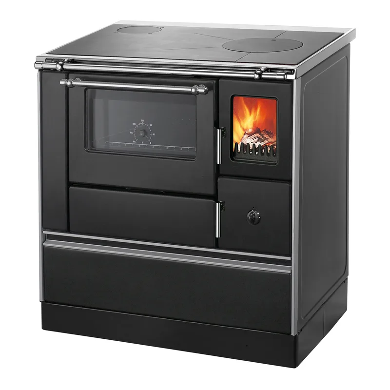 Westminster K76F-90 Cuisinière à bois Noir