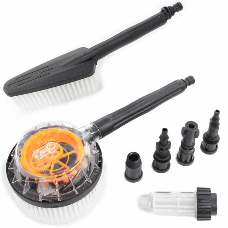 SET Brosse rotative + brosse fixe + filtre à eau pour nettoyeurs haute pression