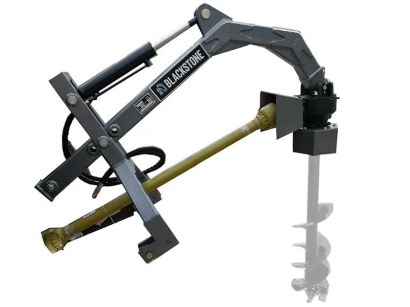 BlackStone BHD500 hr - Tarière pour tracteur - Système de poussée hydraulique - mèche non incluse
