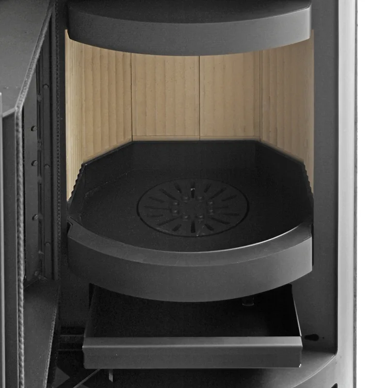 Olsberg Salado Compact Poêle à bois Céramique Blanc Neige