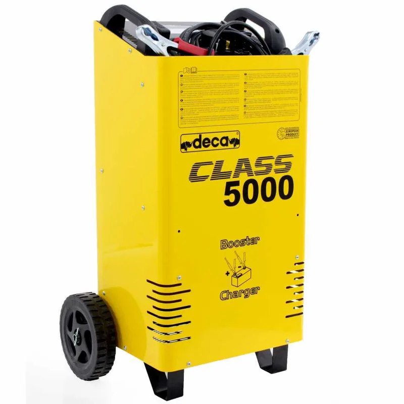 Deca class booster 5000 - Chargeur de batterie/démarreur - sur chariot - monophasé - batteries 12-24V