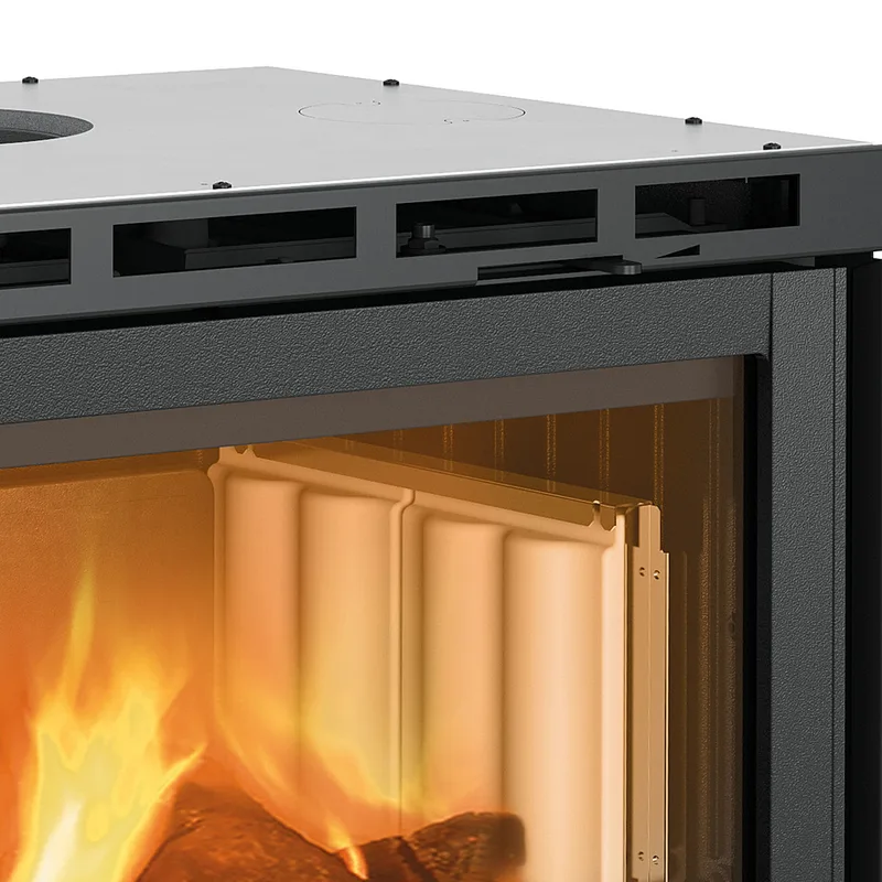 La Nordica Inserto 70.165 Ventilato insert de cheminée à bois acier noir