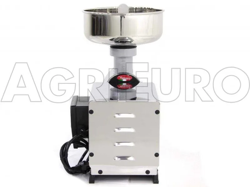 Épépineuse Reber 9000NP INOX - N.5 - Moteur à induction professionnel de 1200 W - Motoréducteur standard