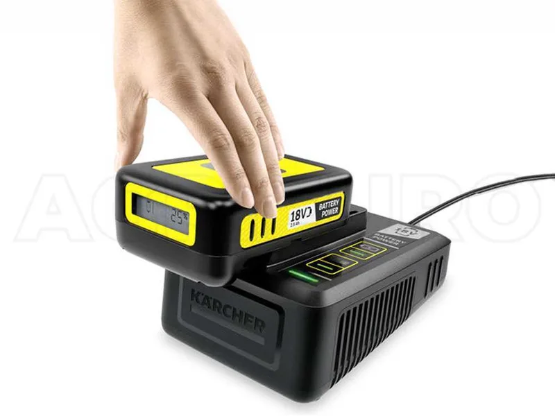 Starter Kit Battery Power 18 V / 2.5 Ah et chargeur Fast Charger Karcher