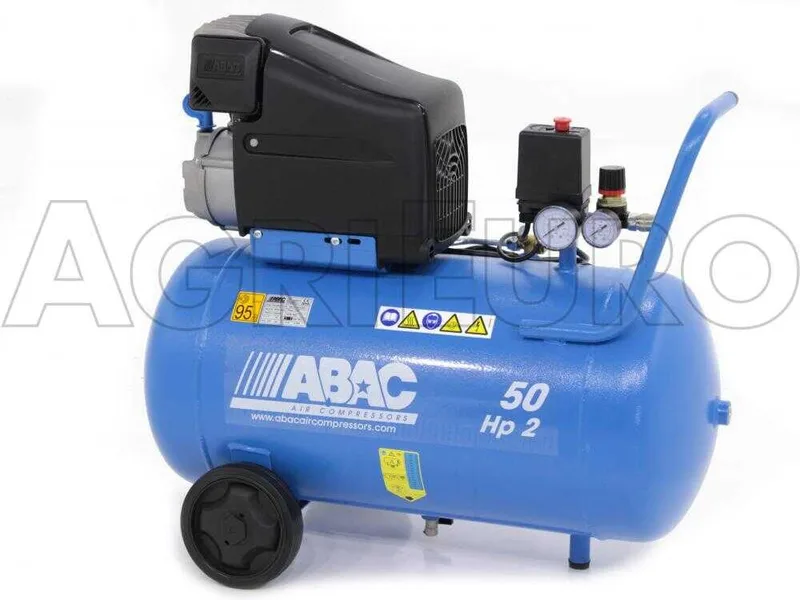 ABAC MONTECARLOL20 - Compresseur d'air électrique monophasé - Moteur 2 CV - 50 L