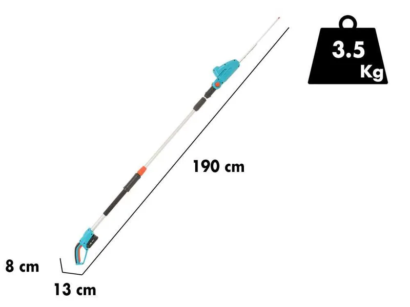 Gardena THS 42/18V - Taille-haie électrique télescopique