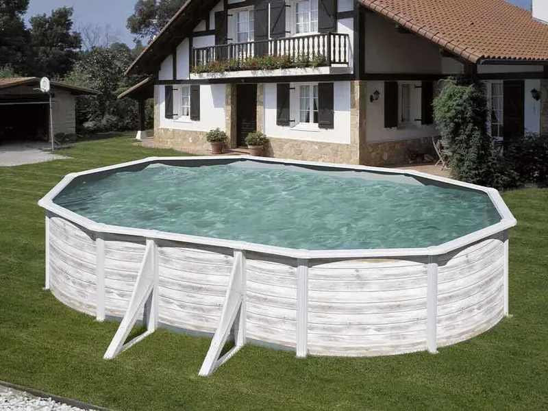 Gre Finlandia Ovale 500 x 300 x 120 cm - Piscine hors-sol en acier