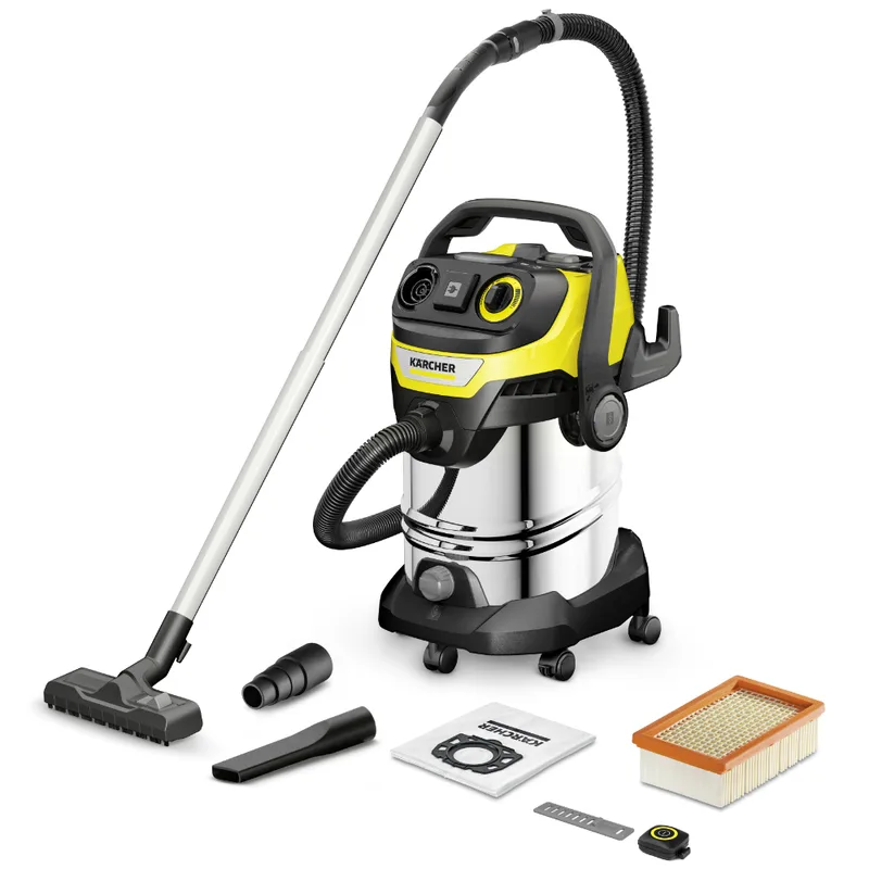 Karcher WD 7 Control P S 30/6/35/T - Aspirateur eau et poussières - Cuve inox 30 L - 1400 W
