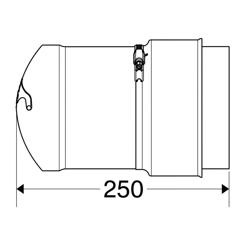 Schiedel Manchon de raccordement enfichable Ø 150 mm pour PPL Ø 160 mm