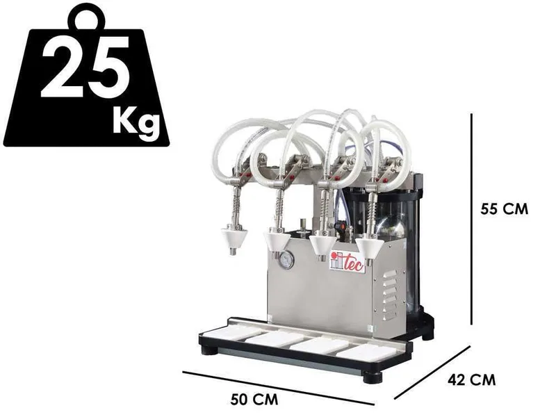 Il-Tec Ultrafiller 4 Tomate - Remplisseuse à dépression électrique pour liquides denses