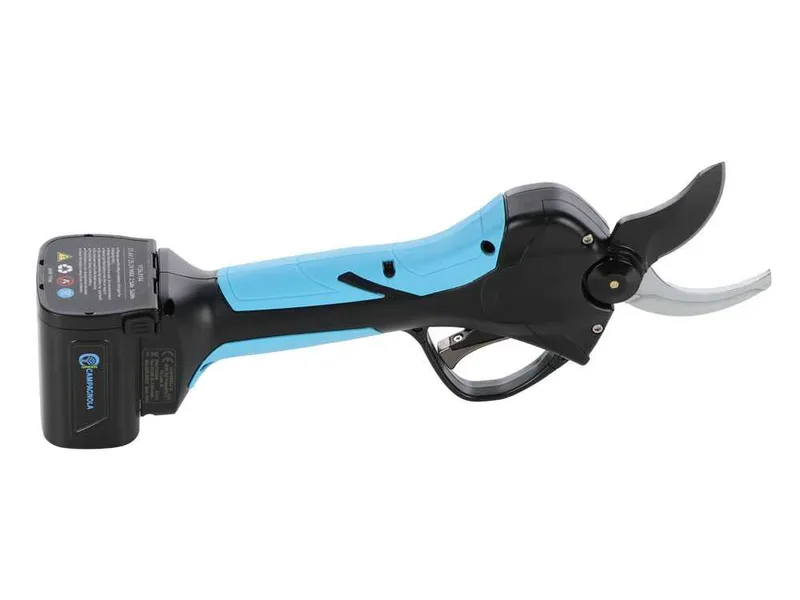 Campagnola Stark XL - Sécateur électrique de taille avec kit de câble et étui pour batterie - 3x 21,6V 2,5 Ah - Diamètre de coupe 40 mm