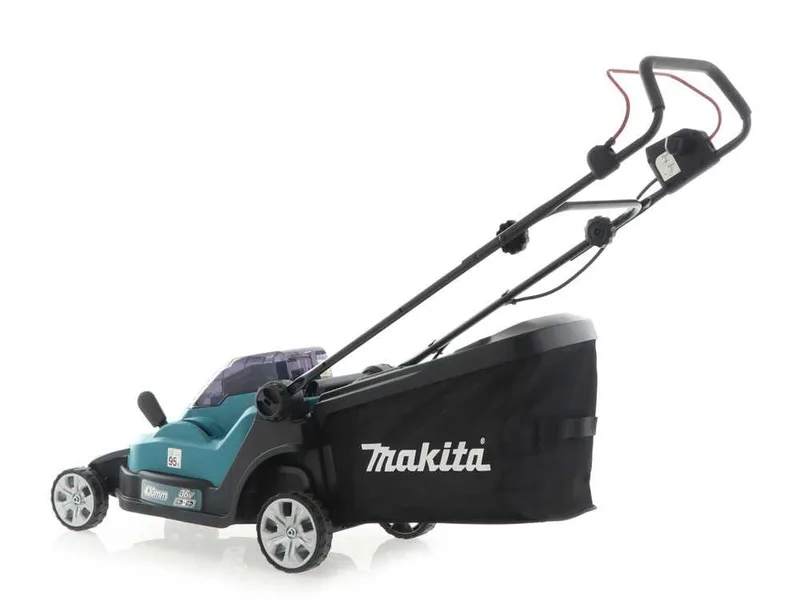 Makita DLM432PT2 - Tondeuse à gazon électrique 2 X 5 Ah au lithium - Bac de ramassage, 43 cm
