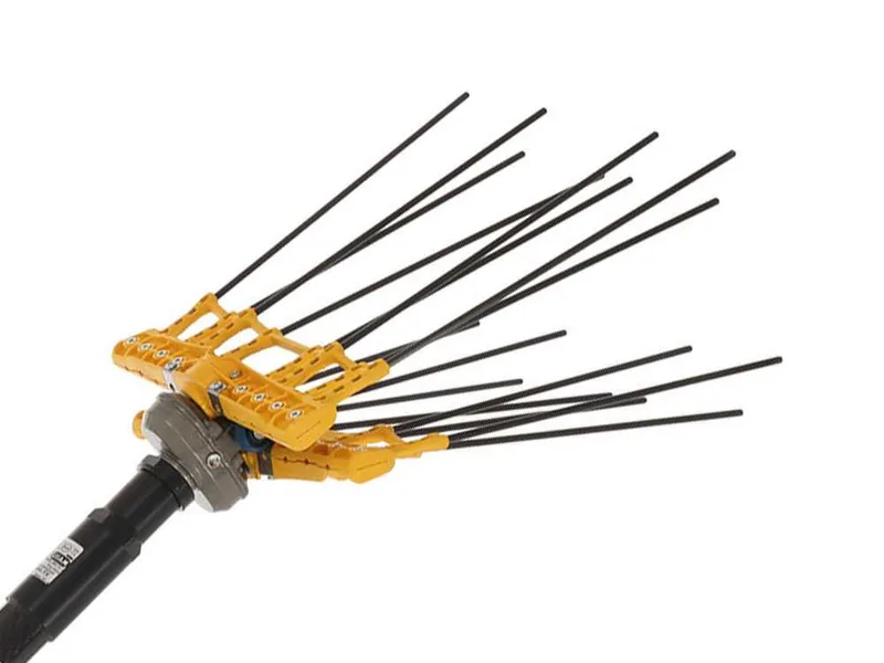Lisam Swing - Peigne vibreur électrique à batterie dorsale 12V 56Ah - Perche fixe 240 cm