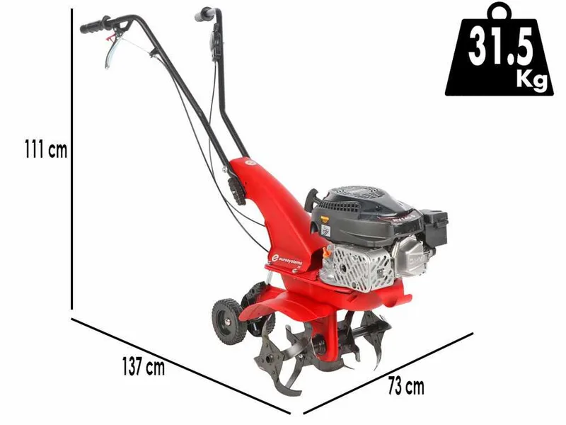 Eurosystems Z2 - Motobineuse à essence - Rato RV145