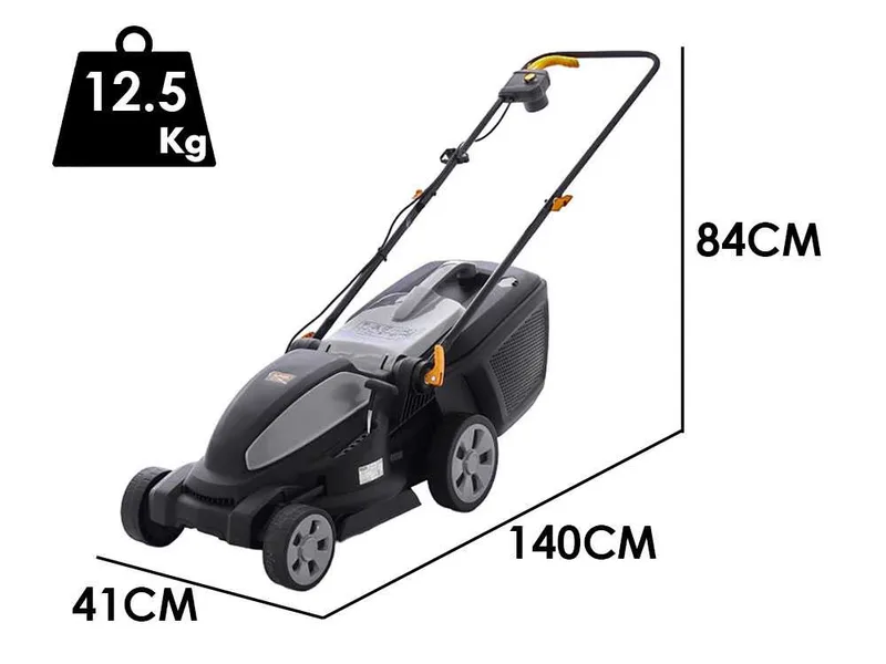 Alpina AL1 38 E - Tondeuse à gazon électrique - 1400 W - Largeur de coupe 38 cm