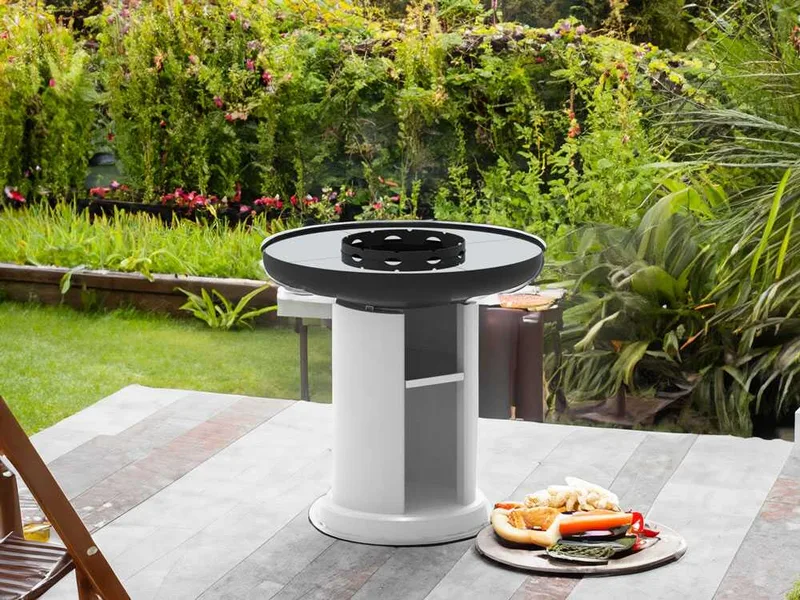 Palazzetti Apollo 110 - Barbecue à bois et charbon en maçonnerie