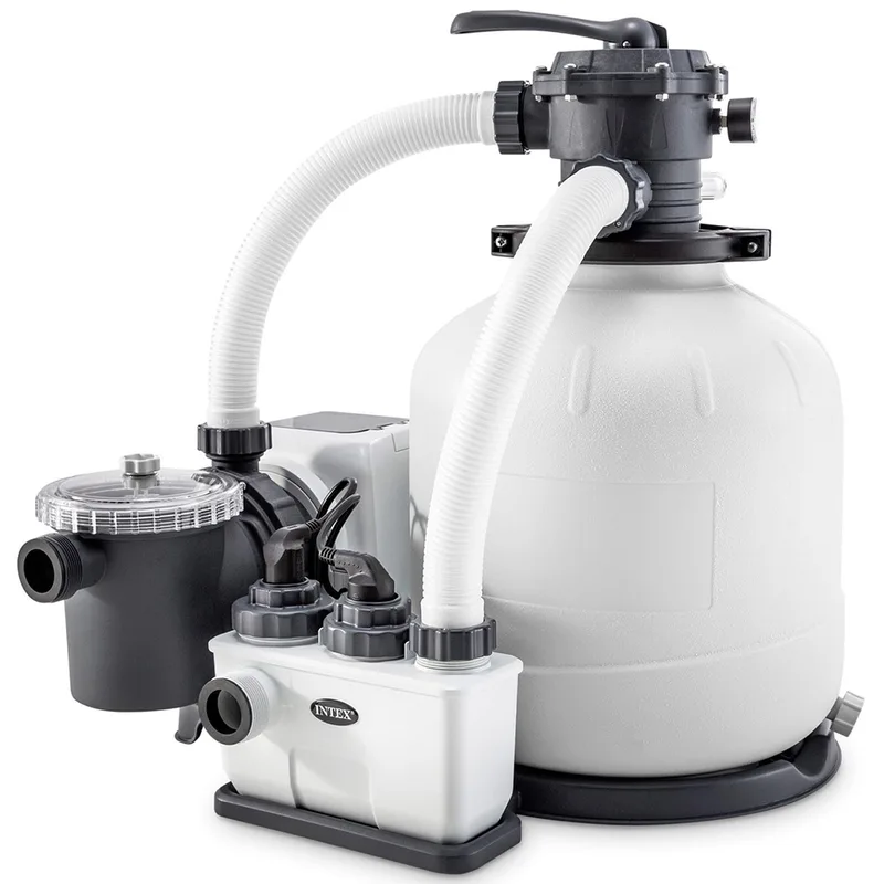 Pompe filtre à sable avec système ECO Intex 26680 - Débit d'eau 10.000 L/h - 520W