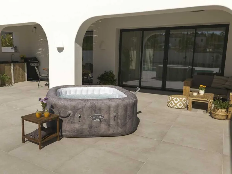 Bestway Lay-Z-Spa Roma AirJet 6001K - 180x180x71 cm - Spa gonflable pour 5-6 personnes