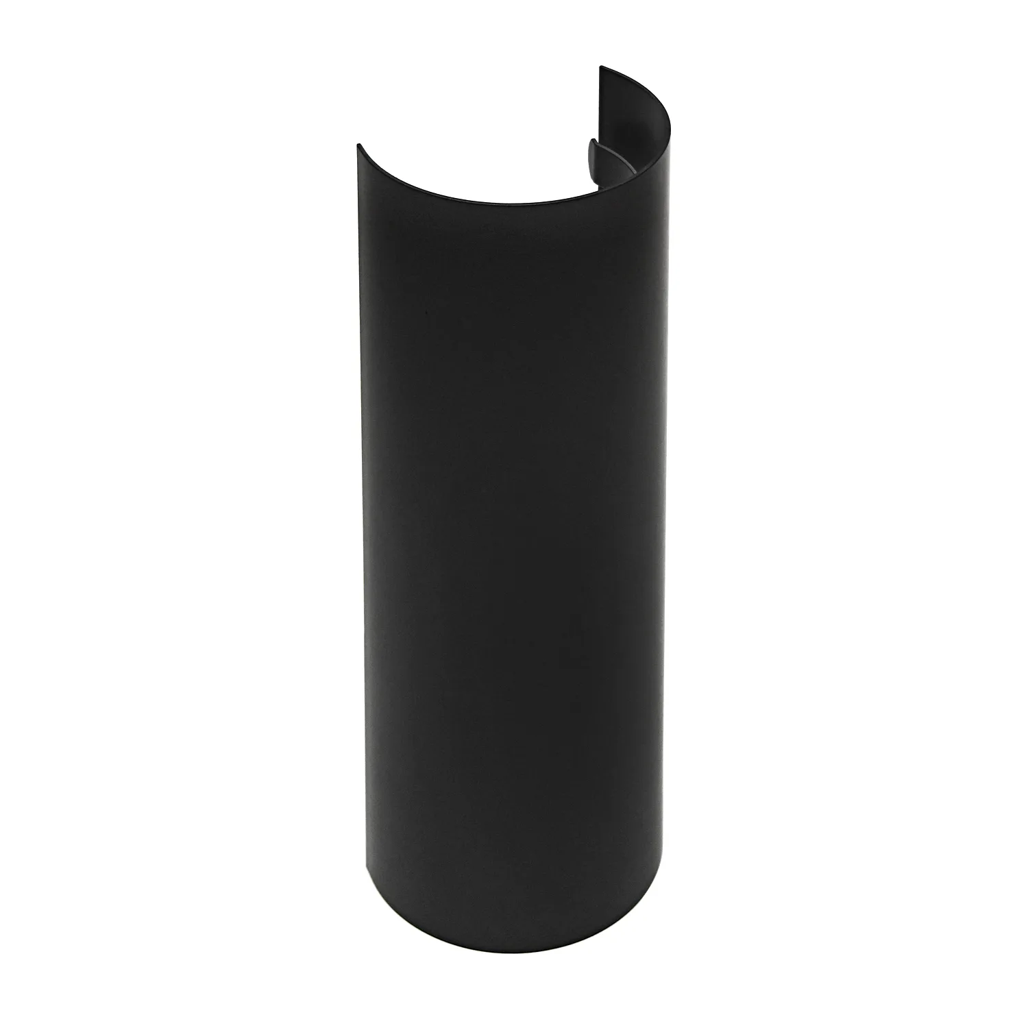 Thermoschild 160mm noir tuyau de fumée L: 460mm pour tuyau de fumée / conduit de fumée