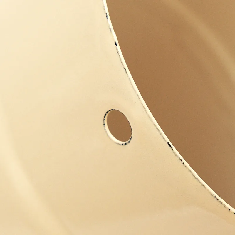Coude de conduit de fumée / Coude de tuyau de poêle émaillé 150mm - Coude à 90° lisse ivoire