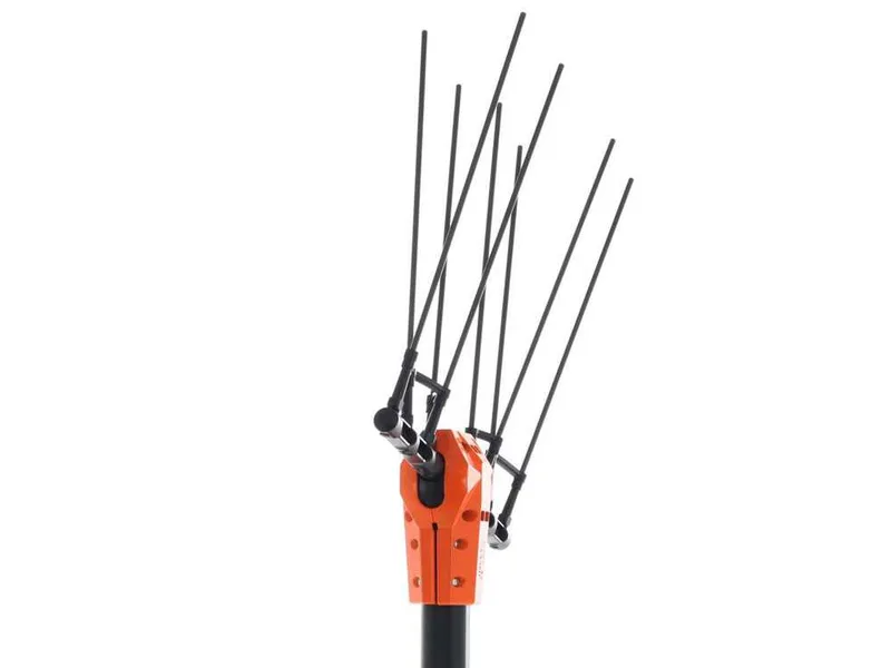 Jolly Italia V50X - Peigne vibreur électrique à batterie - 12V - Perche fixe de 2,3 mt et rallonge Step-Up