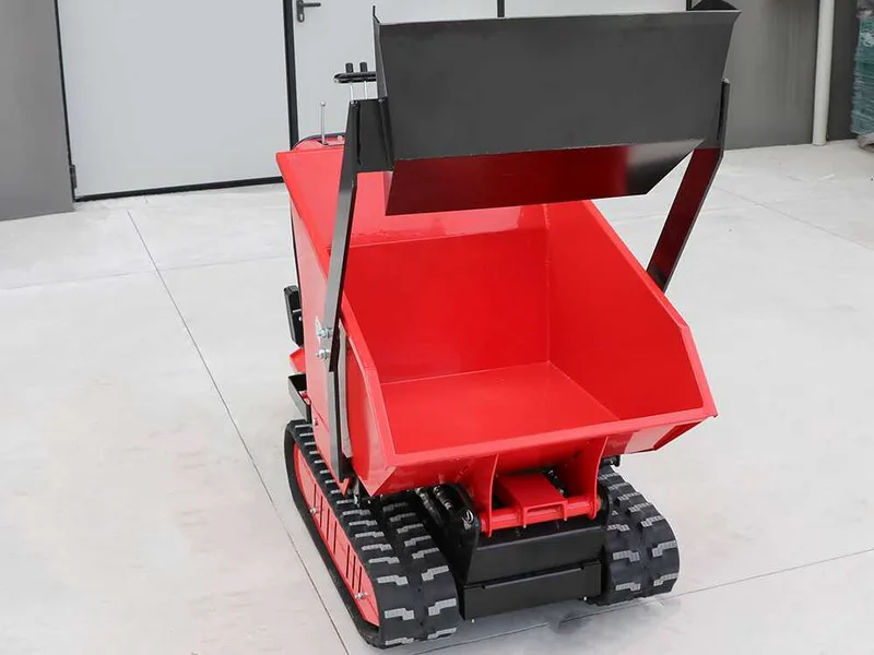 Brouette à chenilles GeoTech Pro Geoporter 550 DHS Hydro - benne dumper hydraulique 500 kg