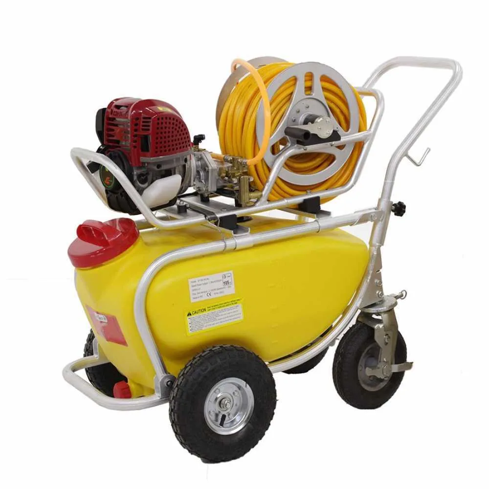 Pompe agricole thermique à chariot en aluminium GeoTech SP 1050 4S ALU - 4 temps à essence