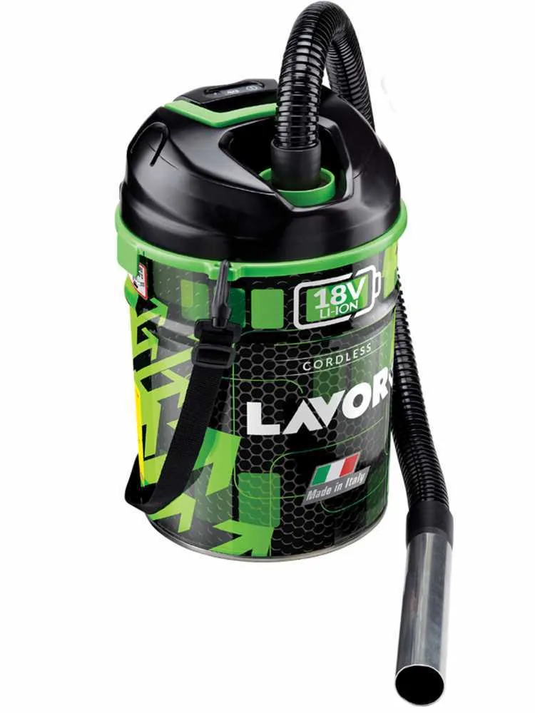 Lavor Free Vac 1.0 - Aspirateur à cendres (3 en 1) souffleur - 150 Watts à batterie