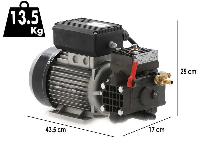 Motopompe électrique de pulvérisation Dal Degan DL 218 - 20 bars max - 18 L/min