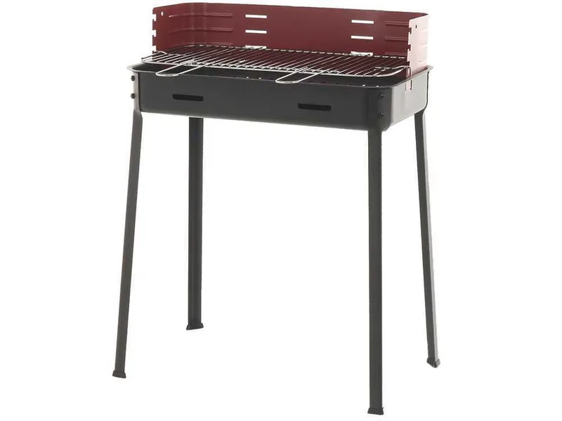 Mille Flavia s/r 55 - Barbecue à charbon en fer artisanal - 55,5x29,5 cm