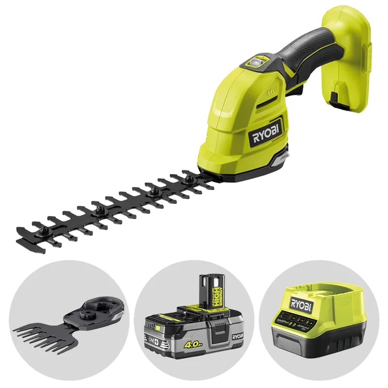 Ryobi RY18GSA-0 - Cisaille à gazon à batterie - 18V 4Ah