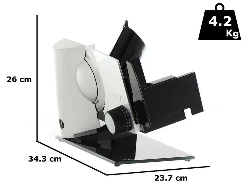 Graef sks 321 silver glass - Trancheuse avec lame de 170 mm