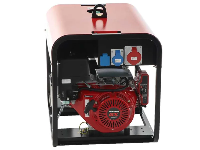 TecnoGen H8000TELX - Groupe électrogène à essence dém. électrique 6 kW - Continu 5.4 kW Triphasé