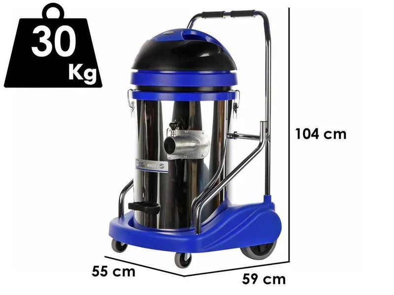 Annovi & Reverberi 4900 - Aspirateur bidon - Cuve Inox 77 L - 3600W