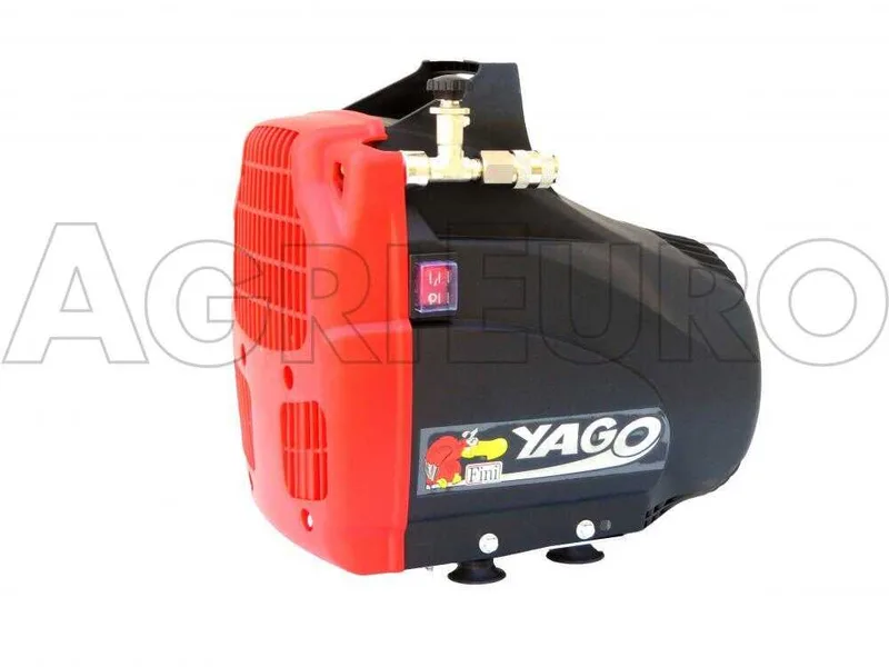 Fini Yago 1850 - Compresseur d'air électrique portatif monofase, oil-less - Moteur 1,5 CV