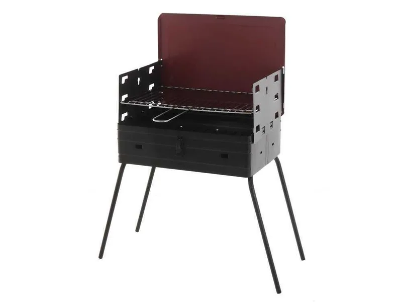 Mille Valigetta Pic-Nic - Barbecue à charbon en far artisanal - 40x28 cm