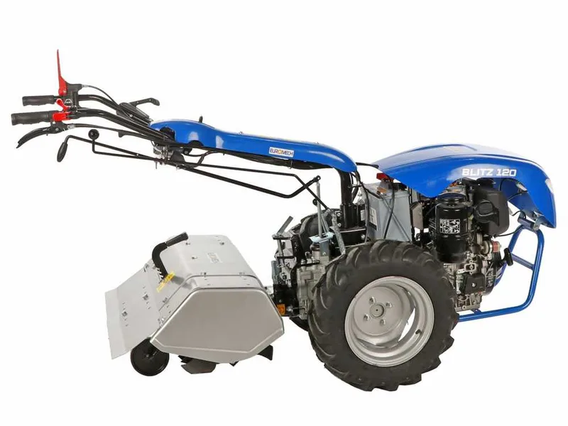 EuroMech BLITZ 120 - Motoculteur diesel - Kohler KD15-440 - 12 CV - Démarrage électrique